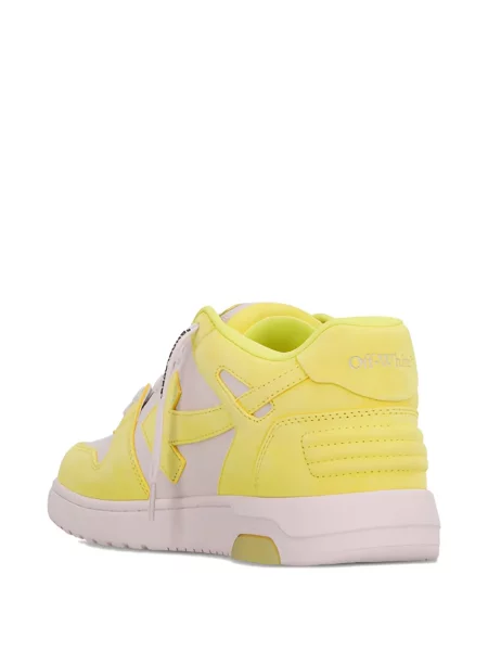 Sneakerși Off-white cu aplicații business alb