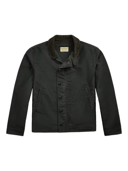 Geacă Ralph Lauren Rrl de catifea cord negru