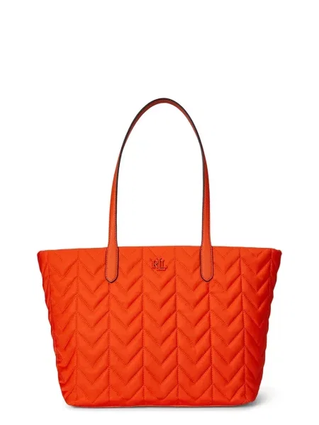 Geantă Lauren Ralph Lauren portocaliu