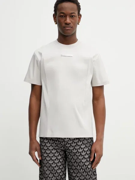 Kratka majica Heliot Emil siva