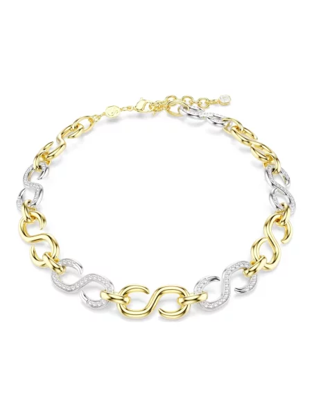 Swarovski naszyjnik DEXTERA szary