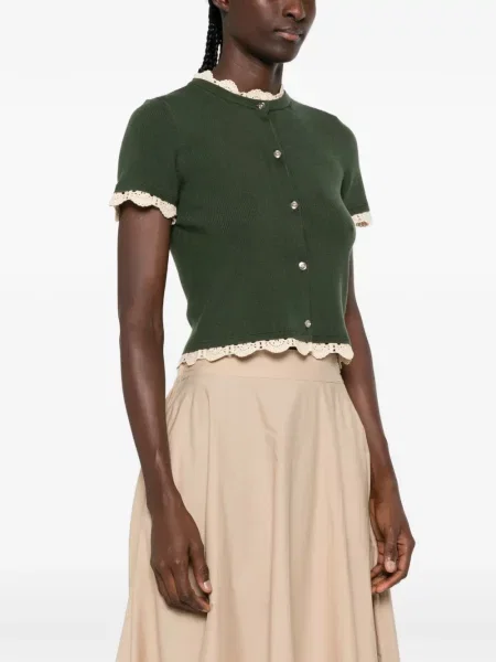 Top Alice + Olivia verde