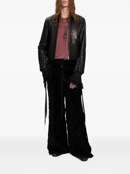 Tricou Ann Demeulemeester zdrențuiți roșu