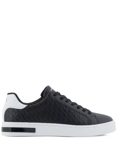 Sneakerși Armani Exchange negru