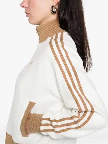 Hanorac Adidas din velur alb