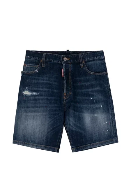 Pantaloni scurți Dsquared2 cu buline roșu