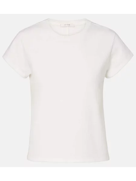 Tricou The Row din jerseu alb