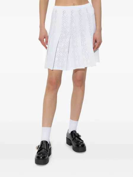 Fustă Givenchy din jacard alb