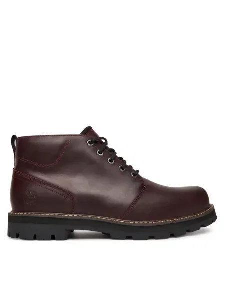 Gležnjarji Timberland Britton Road Waterproof Chukka Bordo rdeča