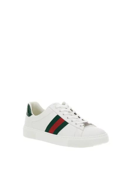 Sneakersy Gucci Ace skórzane białe