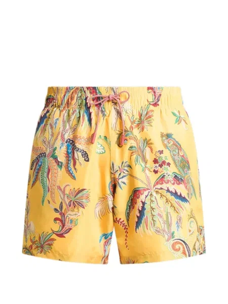 Slip de baie Etro cu imagine galben