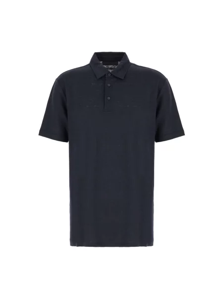 Koszulka polo Boss niebieska