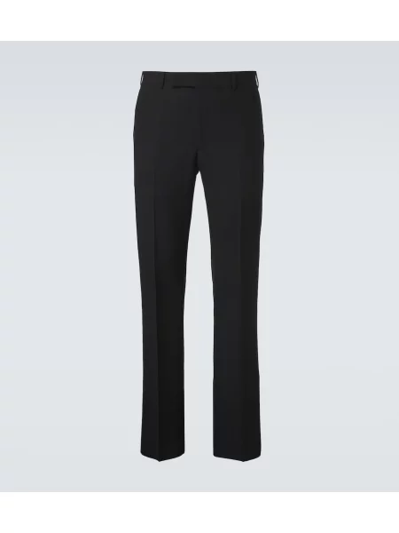 Pantaloni Thom Sweeney de lână negru