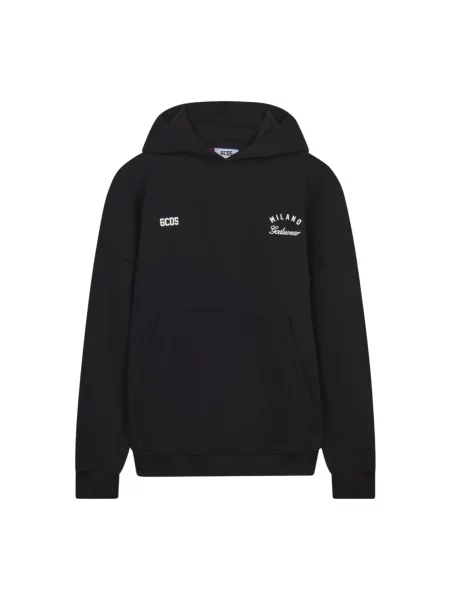 Bluza z kapturem Gcds z kapturem z logo czarna