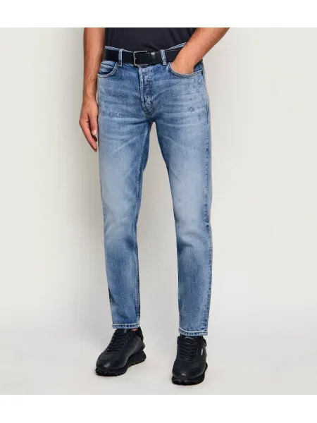 HUGO Blugi | Tapered fit albastru