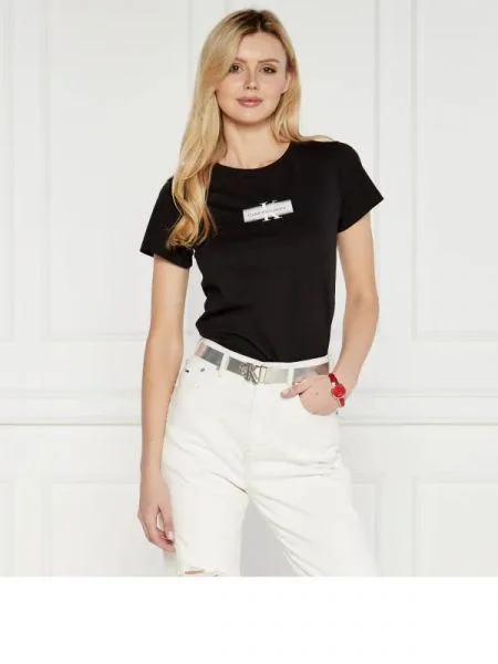 CALVIN KLEIN JEANS Tricou FADED negru