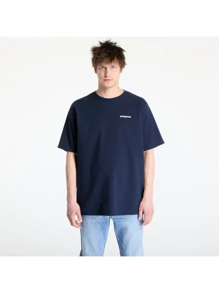 Tričko Patagonia Logo Responsibili-Tee® New Navy XL tmavě modré