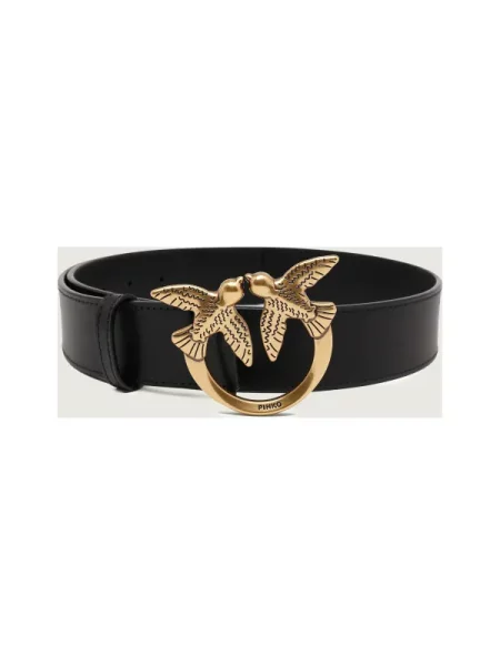 Pinko curea de piele negru