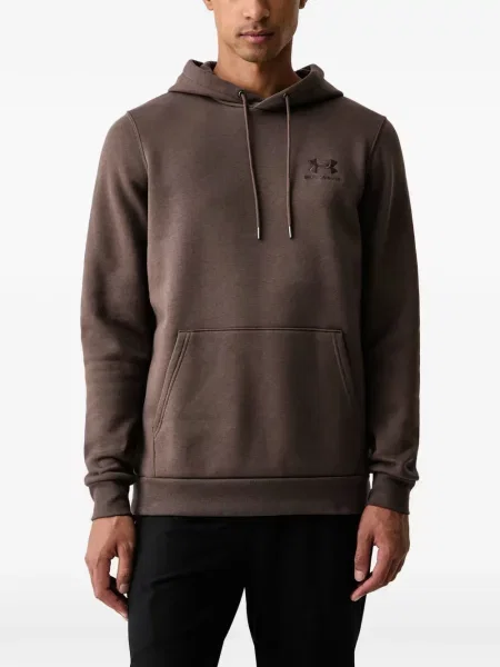 Hanorac cu glugă Under Armour cu broderie cu cordon maro