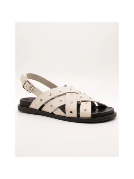 Geox sandale de piele D ADELASH alb