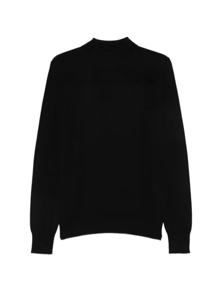 Lung tricou polo Patrizia Pepe negru