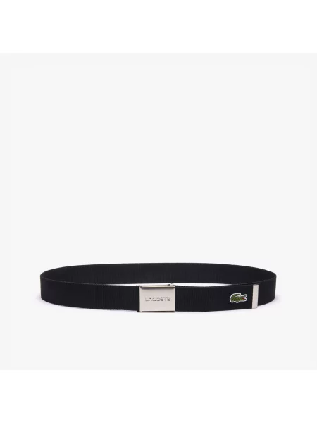 Lacoste Pasek Concept French Made czarny