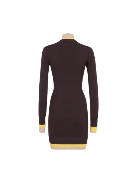 Sukienka Fendi fioletowa