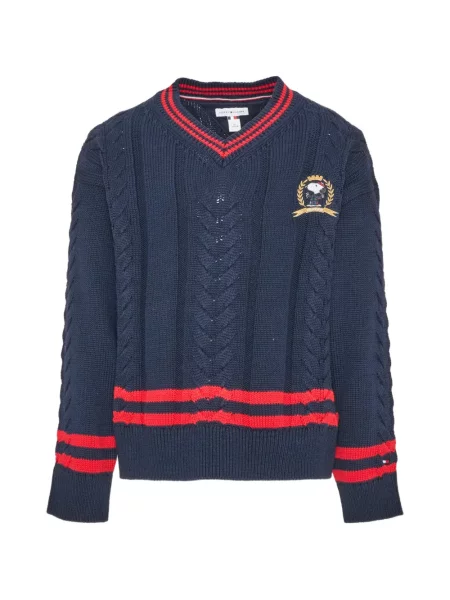 Sweter dziecięcy Tommy Hilfiger niebieski
