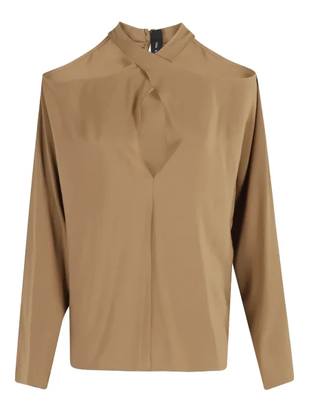 Bluzka Federica Tosi brązowa