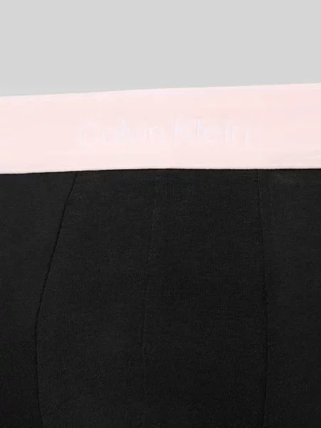 Obcisłe bokserki z mieszanki bawełny w zestawie 3 szt. Calvin Klein Underwear czarne