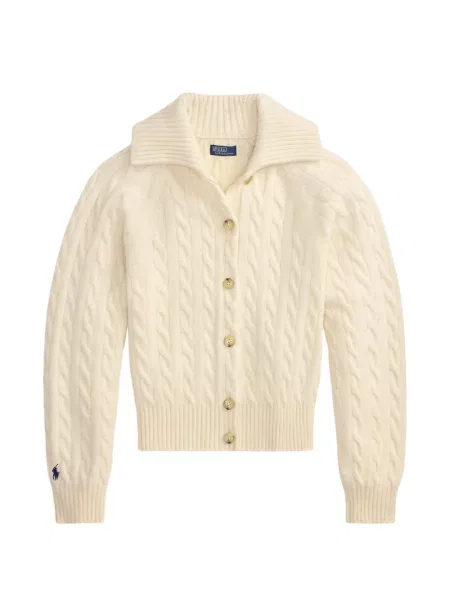 Căciulă Polo Ralph Lauren din cașmir alb