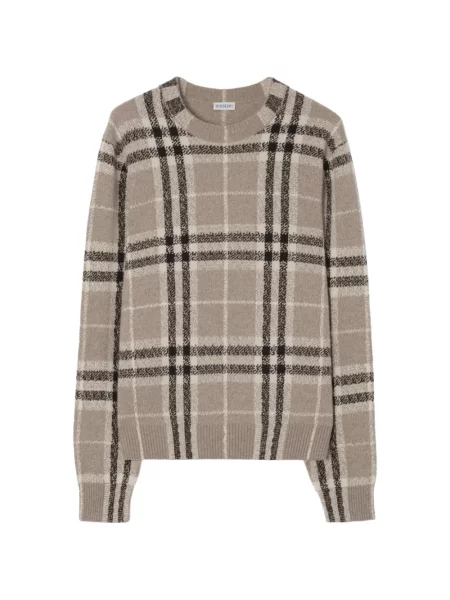 Pulover Burberry din cașmir în carouri