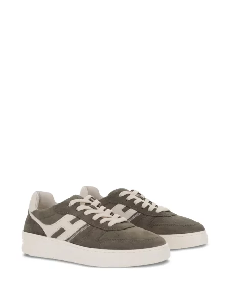 Sneakerși Hogan din piele de căprioară maro