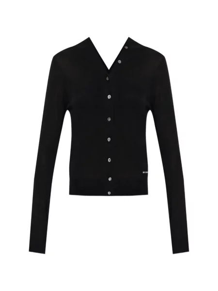 Cardigan Alexander Wang de lână negru