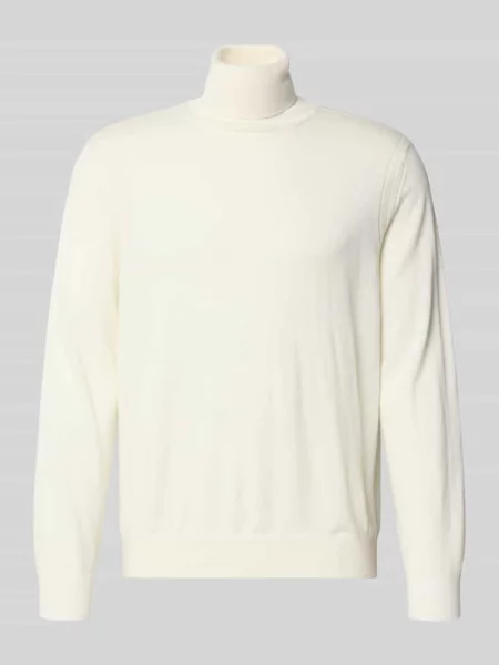 Golf z elastycznymi wykończeniami Armani Exchange biały