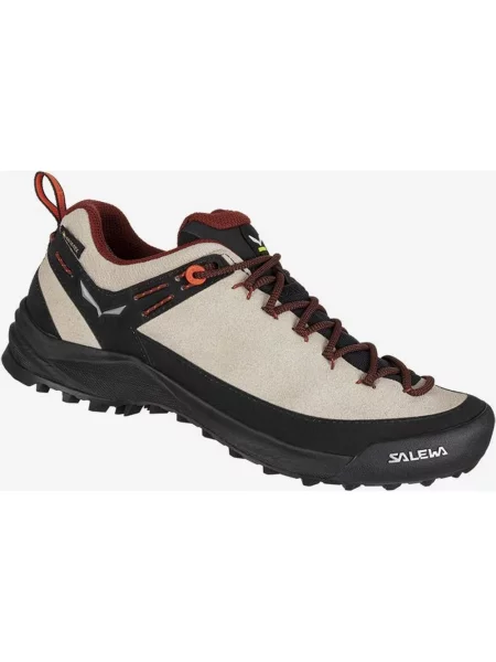 Salewa Wildfire Skórzane Trampki GORE-TEX Jasnobrązowe czarne