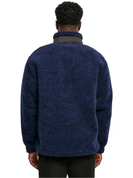 Urban Classics Geacă de primăvară-toamnă bleumarin negru