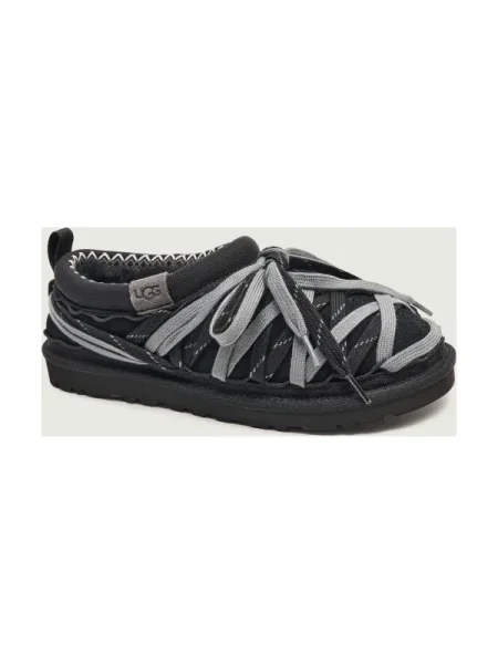 UGG papuci din piele întoarsă M Tasman Lace negru