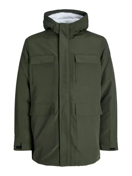Geacă parka Jack & Jones verde