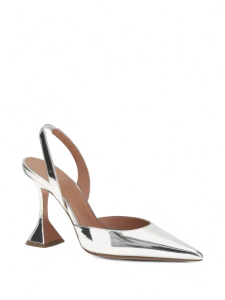 Pantofi cu toc Amina Muaddi slingback