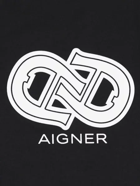 Koszulka dziecięca Aigner czarna