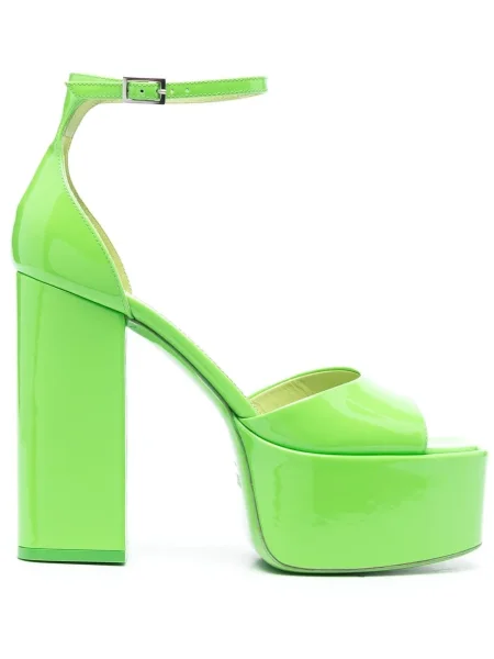 Sandale Paris Texas cu platformă verde