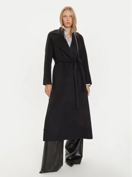 Volneni plašč Marella črna