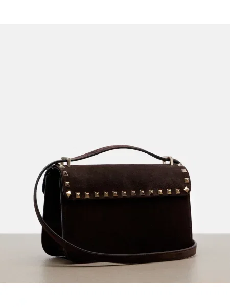 Shopper torbica Valentino Garavani iz semiša rjava