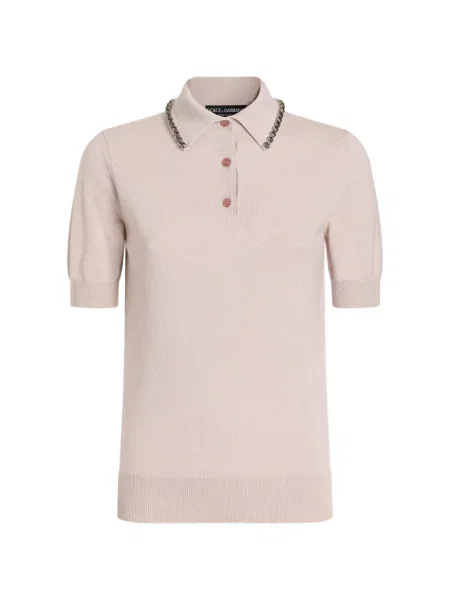 Top Dolce & Gabbana din cașmir roz