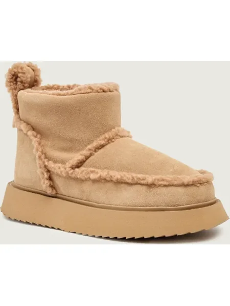 INUIKII Bocanci SHEARLING MICRO | piele întoarsă bej