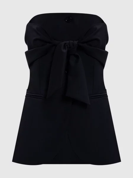 Топ VERUSKA з вовни в стилі жакета Max Mara чорний