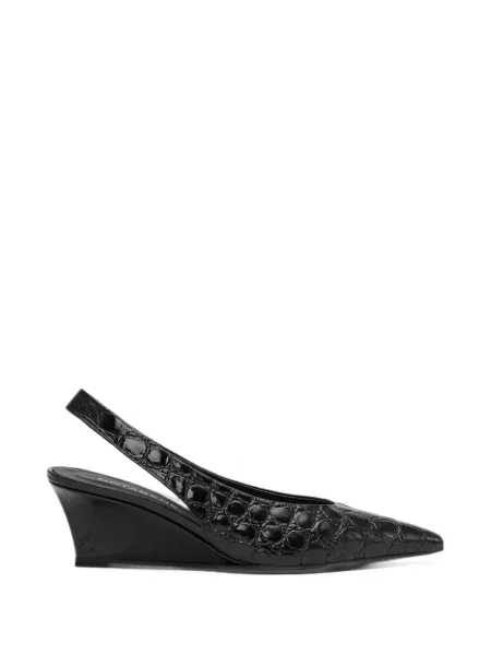 Pantofi cu toc Notabene slingback negru
