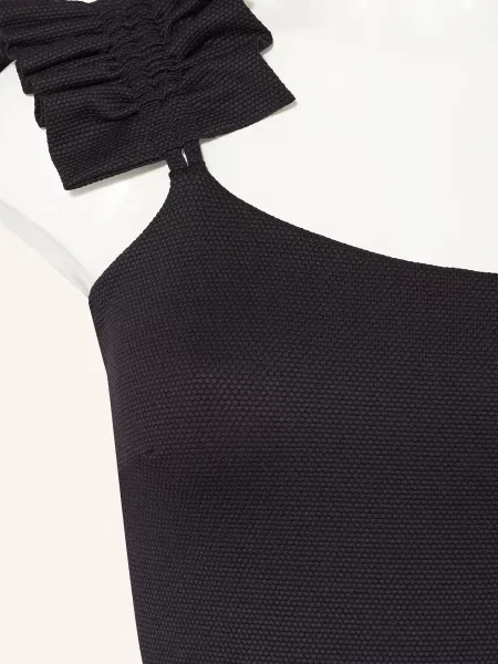 Mymarini Plavky Na Jedno Rameno Swimsuit No. 3 černá