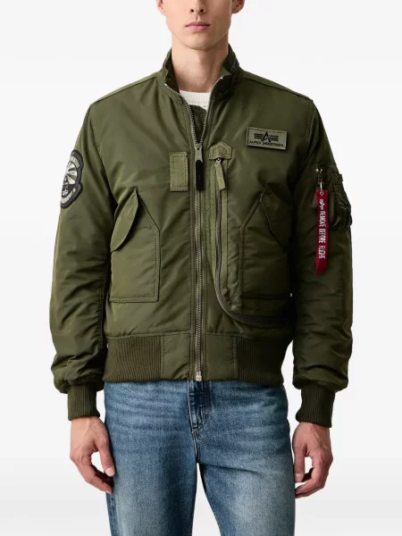 Geacă bomber Alpha Industries verde